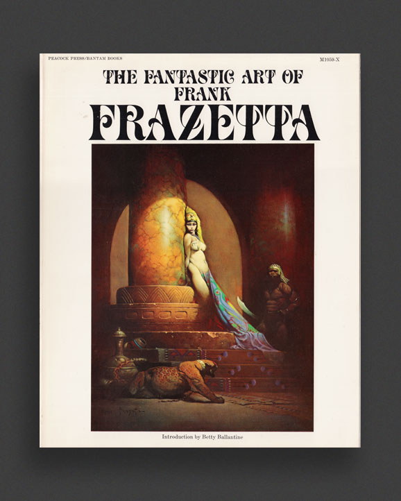 1985 Full Color Plate "Primitive Ape Man" by Frank Frazetta Fantastic GGA 
